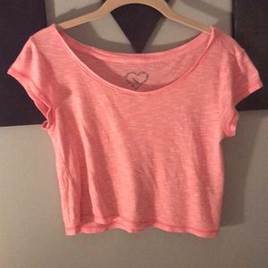 Light pink crop top